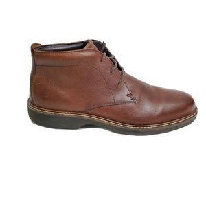 Ecco Shock Point Leather High Top Oxford Shoes 43